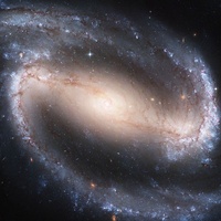 Beautiful Barred Spiral Galaxy