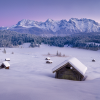 Pink hues of German Winter Wonderland by Marcel Strelow
