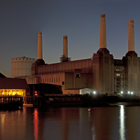 Battersea power station, London