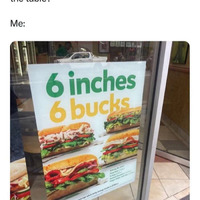 I only have 3 inches and 3 bucks