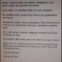 Poor Billy has a tough life
