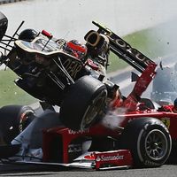 Romain Grosjean, first lap nutcase