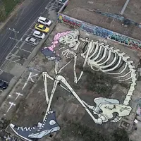 Doom scrolling street art in Melbourne 