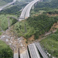 Small Taiwanese landslide