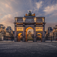 Louvre Daybreak by Alex Hill
