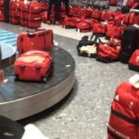 Mine's the red one; British Olympic team luggage fail
