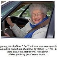 Getting out of a speeding ticket