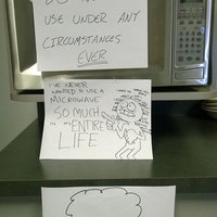 Do not use the microwave