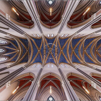 "Market Church in Wiesbaden" by Herbert A. Franke
