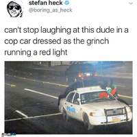 Grinch Santa breaks all the rules