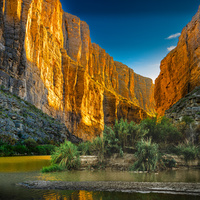 Santa Elena Canyon Big Bend NP by Christopher B. Merritt