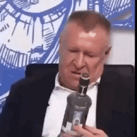 Smoking vodka?