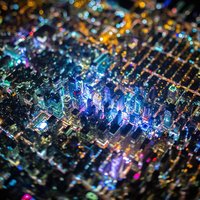 NY at night (or a circuit diagram?)
