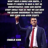 Died for what he believed in 