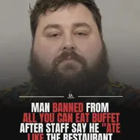Does this sound like he had ALL he could eat?
