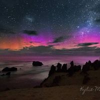Aurora Australis from the Victorian coast