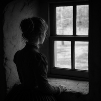 "Renaissance woman at the window" by North American Roads
