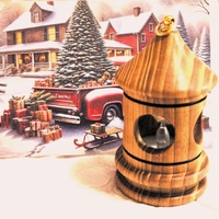 Christmas mas lantern with new and improved knob for berto