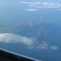 Elba Island, airplane view (Touscany, Italy, 2005)