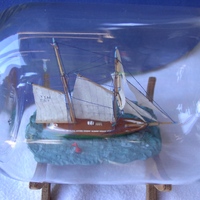 ship in bottle, built in country without sea