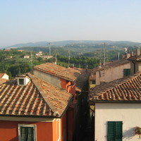 View from castle, 2004 (Lari, Touscany, Italy)