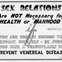 Sex relations are not necessary!