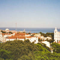 View from castle (1), Lisboa, Portugal, 2003