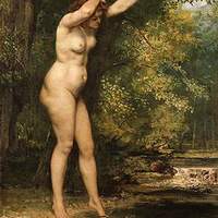 Courbet - young woman bathing