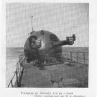 Surcouf crew resting under turret