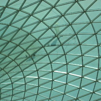 Cleaning the roof of the british museum in London