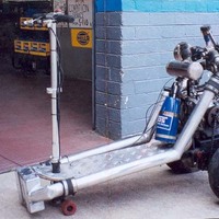 Scooter turbo charged and nitrous