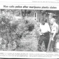 Stolen marijuana