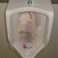 Saddam urinal