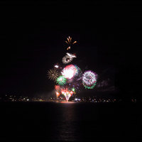 2003/2004 New Years fireworks in Newcastle, Australia