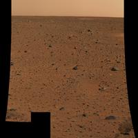 This is the first color image of Mars...