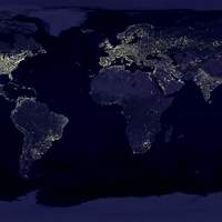 The Earth at night
