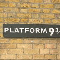 Platform 9 3/4, King's Cross Station, London 2005, UK
