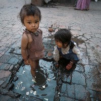 Children in the Slop - Kathmandu
