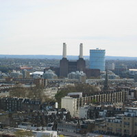 Famous factory in London, UK, 2005