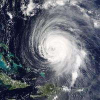 A high resolution satellite picture of Hurricane Isabel in the Bahamas