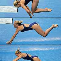 diver  hits head