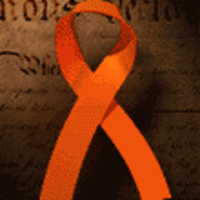 Orange Ribbon For Democracy