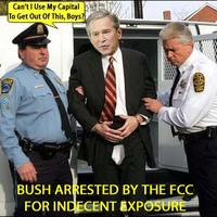 Bush exposes himself in Chile