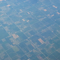USA seen from above