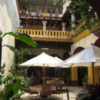 A restaurant in Oaxaca (Mexico 2005)
