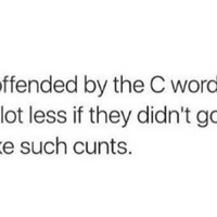 cunts  