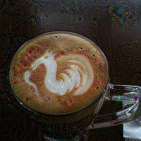 Coffee Dragon & Deep Dream