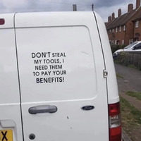 Don't steal my tools 