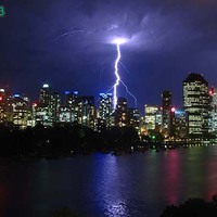 God strikes down Brisbane