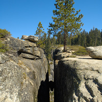 Taft Point Fissure in Yosemite Valley